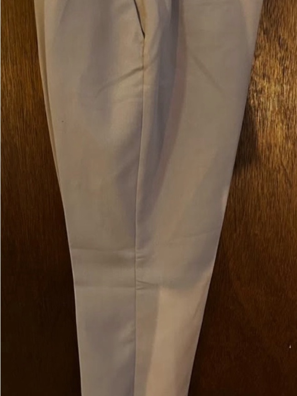 H&M Slim Fit Dress Pants in Light Beige